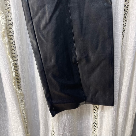 Miaou Rihanna Element Vegan Leather Goth Corset Laceup Front Pant Plus 1XL 40” - Picture 8 of 12